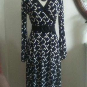 Abstract print dress